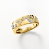 image:imageRossSimons 015 ct tw Diamond Moon and Star Ring in 18kt Gold Over SterlingDiamond
