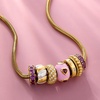 image:imageRossSimons 020 ct tw LabGrown Diamond Bead Charm in 18kt Gold Over Sterling