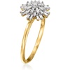 image:imageRossSimons 022 ct tw Baguette Diamond Starburst Ring in 14kt Yellow GoldDiamond