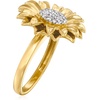 image:imageRossSimons 025 ct tw Diamond Sunflower Ring in 18kt Gold Over SterlingDiamond