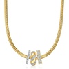 image:imageRossSimons 025 ct tw LabGrown Diamond Striped Bead Charm in 18kt Gold Over Sterling