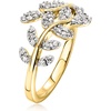 image:imageRossSimons 033 ct tw Diamond Vine Ring in 18kt Gold Over SterlingDiamond