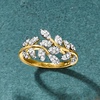 image:imageRossSimons 033 ct tw Diamond Vine Ring in 18kt Gold Over SterlingDiamond