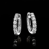 image:imageRossSimons 033 ct tw LabGrown Diamond Hoop Earrings in Sterling Silver
