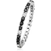 image:imageRossSimons 050 ct tw Black and White Diamond Eternity Band in 14kt White GoldDiamond