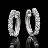 image:imageRossSimons 050 ct tw LabGrown Diamond Huggie Hoop Earrings in Sterling Silver