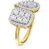 image:imageRossSimons 110 ct tw Diamond Toi Et Moi Ring in 18kt Gold Over SterlingDiamond