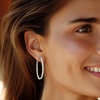 image:imageRossSimons 500 ct tw Diamond InsideOutside Hoop Earrings in 14kt White Gold