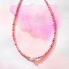 image:imageRossSimons 859mm Cultured Pearl and 4mm Pink Coral Bead Necklace With 18kt Gold Over Sterling20 Inches