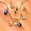 image:imageRossSimons 885mm Cultured Pearl Charm in 18kt Gold Over Sterling