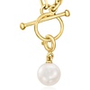 image:imageRossSimons 885mm Cultured Pearl Charm in 18kt Gold Over Sterling