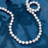 image:imageRossSimons 89mm Cultured Pearl Necklace With Sterling Silver160 Inches