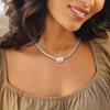 image:imageRossSimons 8mm Cultured Pearl Flat WheatChain Necklace in Sterling Silver160 Inches