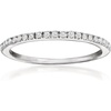 image:imagePure Collection by RossSimons 015 ct tw Diamond Ring in Sterling SilverDiamond