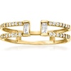 image:imagePure Collection by RossSimons 020 ct tw Diamond OpenSpace Ring in 14kt Yellow GoldDiamond