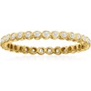 image:imagePure Collection by RossSimons 025 ct tw BezelSet Diamond Eternity Band in 14kt Yellow GoldDiamond