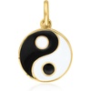 image:imagePure Collection by RossSimons Black and White Enamel YinYang Charm in 14kt Yellow Gold