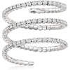 image:imageRossSimons 033 ct tw Diamond Flexible Wrap Ring in Sterling SilverDiamond