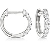 image:imageRossSimons 033 ct tw LabGrown Diamond Hoop Earrings in Sterling Silver