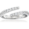 image:imageRossSimons 050 ct tw Diamond Bypass Ring in Sterling SilverDiamond