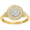 image:imageRossSimons 050 ct tw Diamond Cluster Ring in 14kt Yellow GoldDiamond