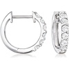 image:imageRossSimons 050 ct tw LabGrown Diamond Huggie Hoop Earrings in Sterling Silver