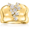 image:imageRossSimons 080 ct tw ScatteredDiamond Ring in 14kt Yellow GoldDiamond