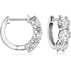 image:imageRossSimons 200 ct tw LabGrown Diamond Huggie Hoop Earrings in 14kt White Gold