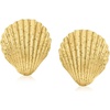 image:imageRossSimons Italian 18kt Gold Over Sterling Seashell Earrings