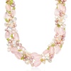 image:imageRossSimons MotherOfPearl 46mm Multicolored Cultured Pearl and 43000 ct tw MultiGemstone Bead Torsade Necklace With Sterling Silver 19 inches