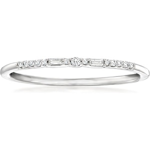 image:imagePure Collection by RossSimons Diamond Ring in Sterling SilverDiamond