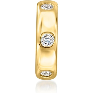 image:imageRossSimons 020 ct tw LabGrown Diamond Bead Charm in 18kt Gold Over Sterling