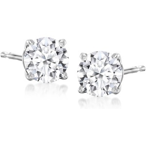 image:imageRossSimons 100 ct tw LabGrown Diamond Stud Earrings in Sterling Silver