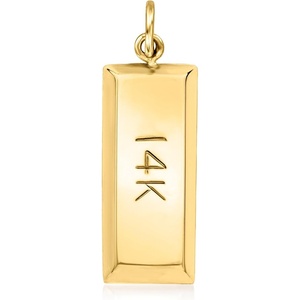 image:imageRossSimons 14kt Yellow Gold Bar Pendant