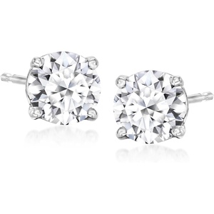 image:imageRossSimons 150 ct tw LabGrown Diamond Stud Earrings in 14kt White Gold