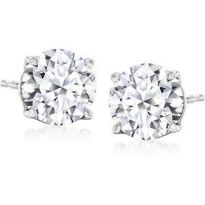 image:imageRossSimons 200 ct tw LabGrown Diamond Stud Earrings in 14kt White Gold