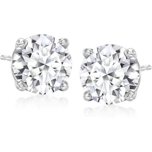 image:imageRossSimons 300 ct tw LabGrown Diamond Stud Earrings in 14kt White Gold