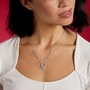 image:imagePure Collection by RossSimons 010 ct tw Diamond CharmCompatible Circle Necklace in Sterling SilverDiamond