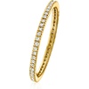 image:imagePure Collection by RossSimons 015 ct tw Diamond Eternity Band in 14kt Yellow GoldDiamond