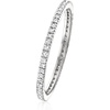 image:imagePure Collection by RossSimons 015 ct tw Diamond Eternity Band in Sterling SilverDiamond
