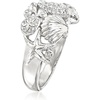 image:imageRossSimons 010 ct tw Diamond Sea Life Ring in Sterling SilverDiamond
