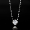 image:imageRossSimons 015 Carat BezelSet LabGrown Diamond Necklace in Sterling SilverDiamond