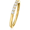 image:imageRossSimons 020 ct tw LabGrown Diamond 5Stone Ring in 18kt Gold Over SterlingDiamond