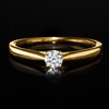 image:imageRossSimons 025 Carat LabGrown Diamond Solitaire Ring in 18kt Gold Over SterlingDiamond