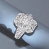 image:imageRossSimons 025 ct tw Diamond Scrollwork Ring in Sterling SilverDiamond