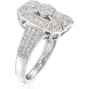 image:imageRossSimons 025 ct tw Diamond Scrollwork Ring in Sterling SilverDiamond