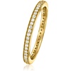 image:imageRossSimons 025 ct tw LabGrown Diamond Eternity Band in 18kt Gold Over SterlingDiamond