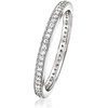 image:imageRossSimons 025 ct tw LabGrown Diamond Eternity Band in Sterling SilverDiamond
