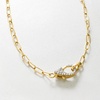 image:imageRossSimons 025 ct tw Pave Diamond Paper Clip Link Necklace in 14kt Yellow GoldDiamond
