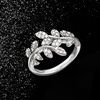 image:imageRossSimons 033 ct tw Diamond Vine Ring in Sterling SilverDiamond